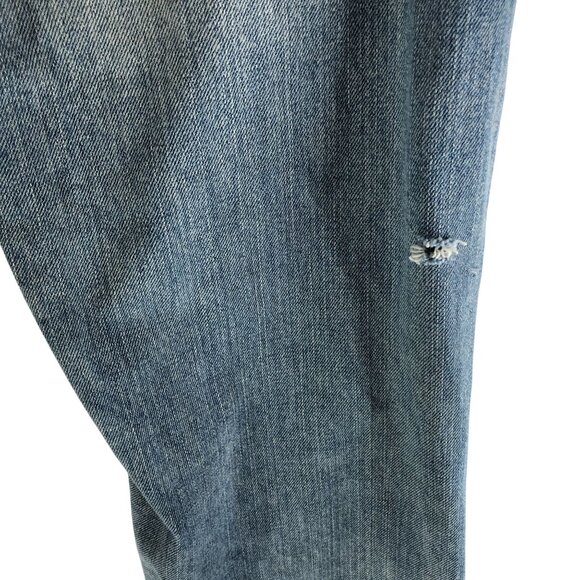 Levis Mens Jeans 559 Relaxed Straight Fit Distressed Grunge 32x32 Actual 32x30.5 - Picture 6 of 9